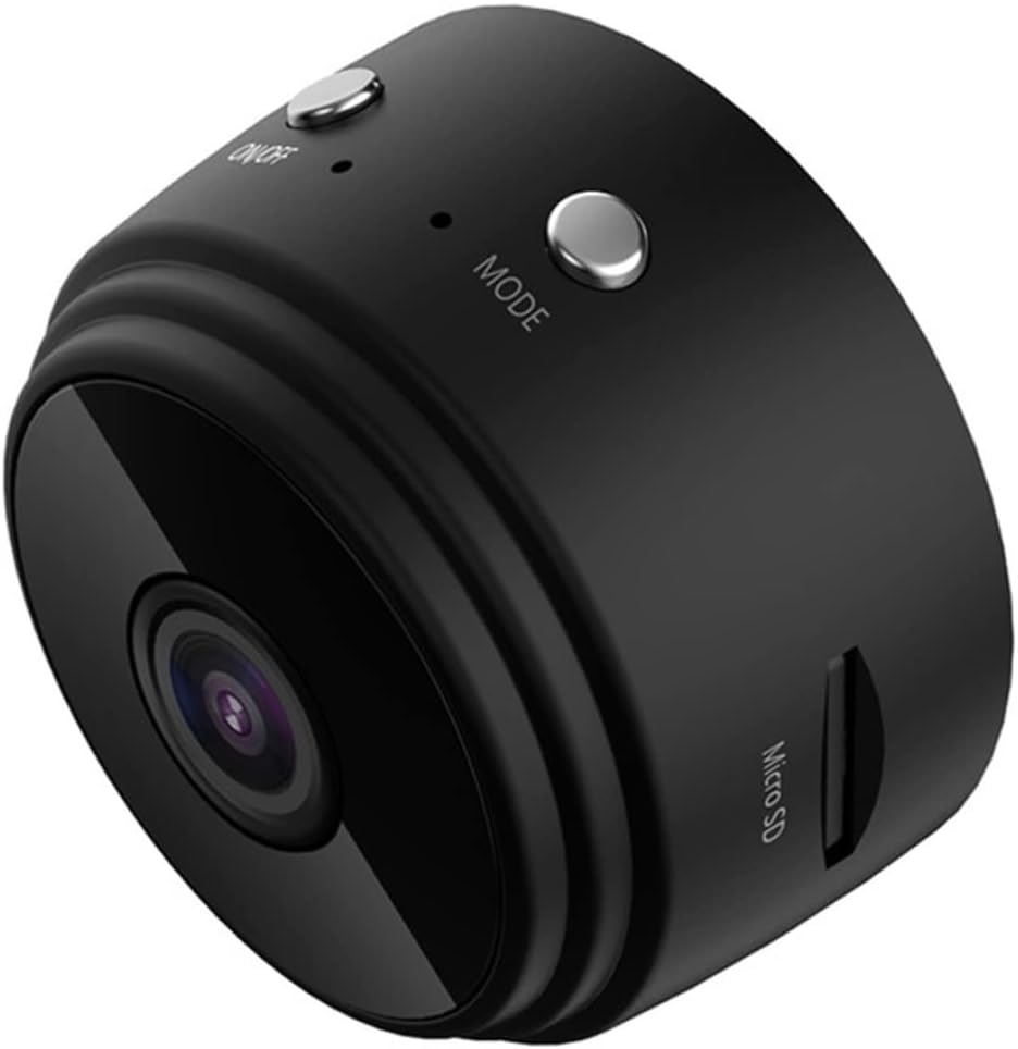 A9 Mini Camera Wireless WiFi Network Monitor Security Camera HD 1080P Night Vision for Car Home Office Black, one size