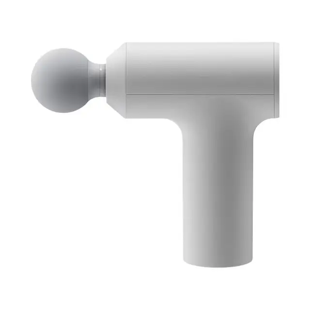 Xiaomi Mijia Mini Fascia Gun 2C Thrust 12kg Smart Gear Memory 350g Portable 2500rpm High Speed Massager Abstract Heat, White