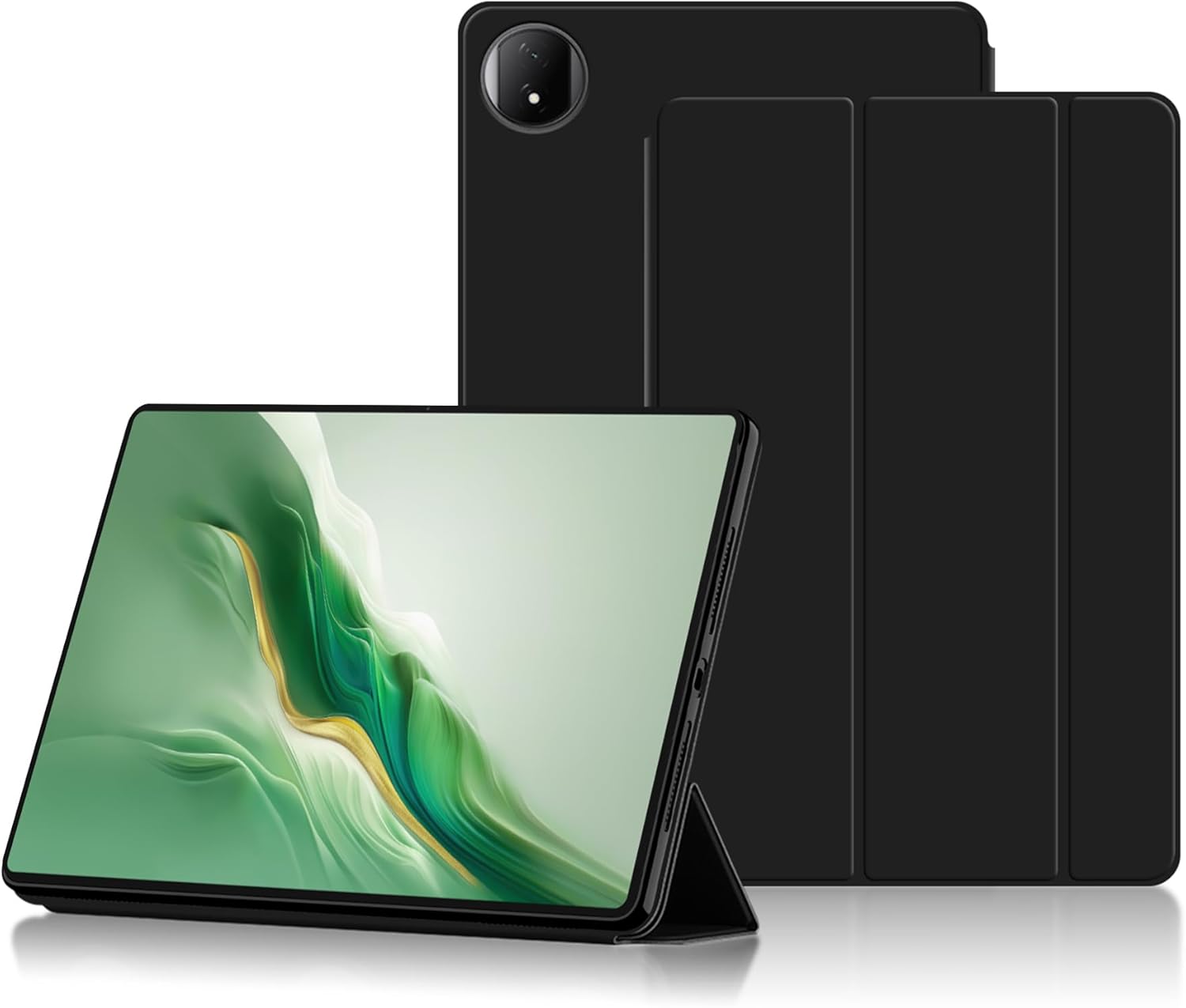 Generic Case Compatible with Honor Magic Pad 2 12.3 Inch - Ultra Thin with Stand Function Slim Smart Protective Case with Automatic Sleep/Wake Mode - Black