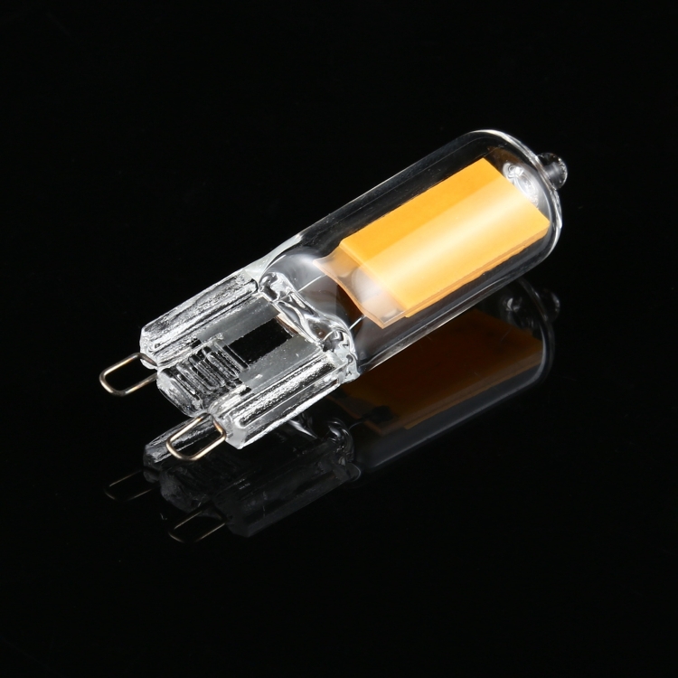 G9 2W 0920 Glass LED Bulb, Support Dimming, AC 220V - Warm White, 2W