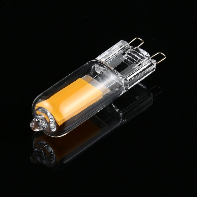 G9 2W 0920 Glass LED Bulb, Support Dimming, AC 220V - Warm White, 2W