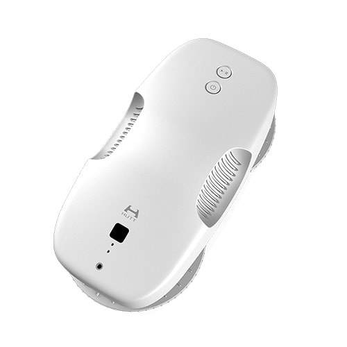 HUTT DDC55 Electric Window Cleaner Robot 120W 3800Pa Suction Intelligent Frequency Conversion Anti-falling Remote Control Automatic Glass Wash – White