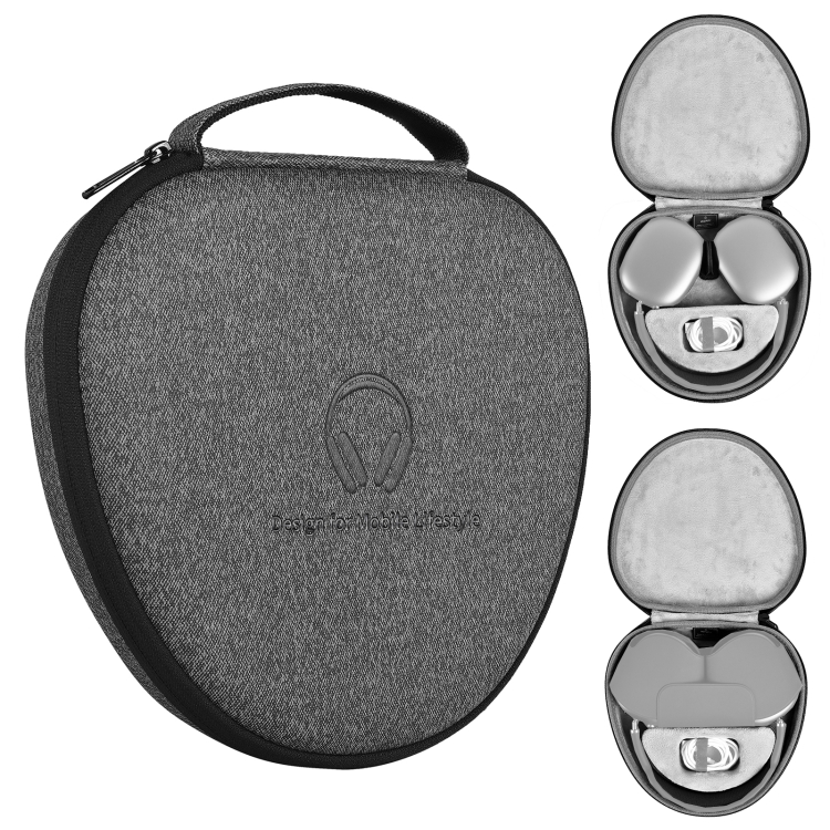 WIWU Ultra-thin Smart Headset Bag Storage Box for AirPods Max - Grey