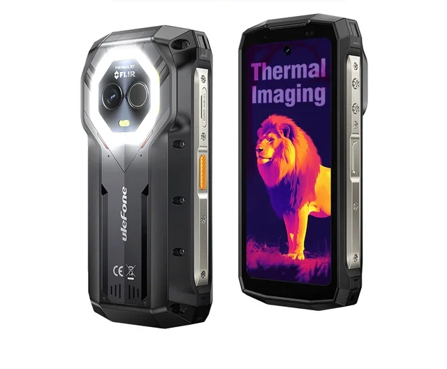 Ulefone Armor Mini 20T Pro 5G 4.7″ Display Rugged Phone LED Light Android 14 Smartphone 6200mAh 16GB+256GB 33W