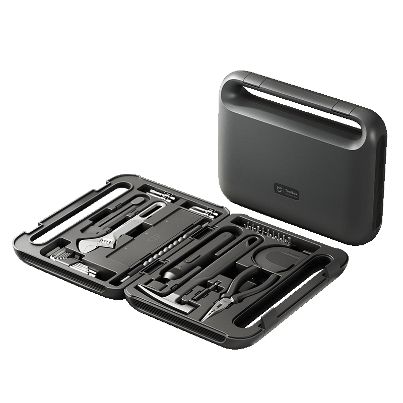Xiaomi Mijia Electric Tool Set Portable Screwdriver Household Hand Tool Kit with Good Quality Plastic Toolbox Storage Case