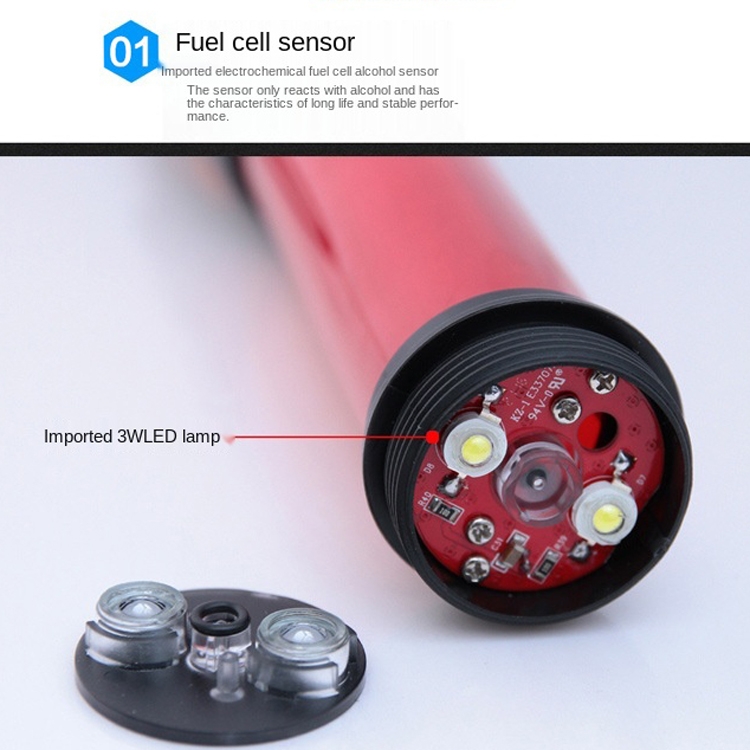 Cheetah No. 1 Alcohol Tester Blowing Baton Alcohol Tester With Flashlight Function,CN Plug