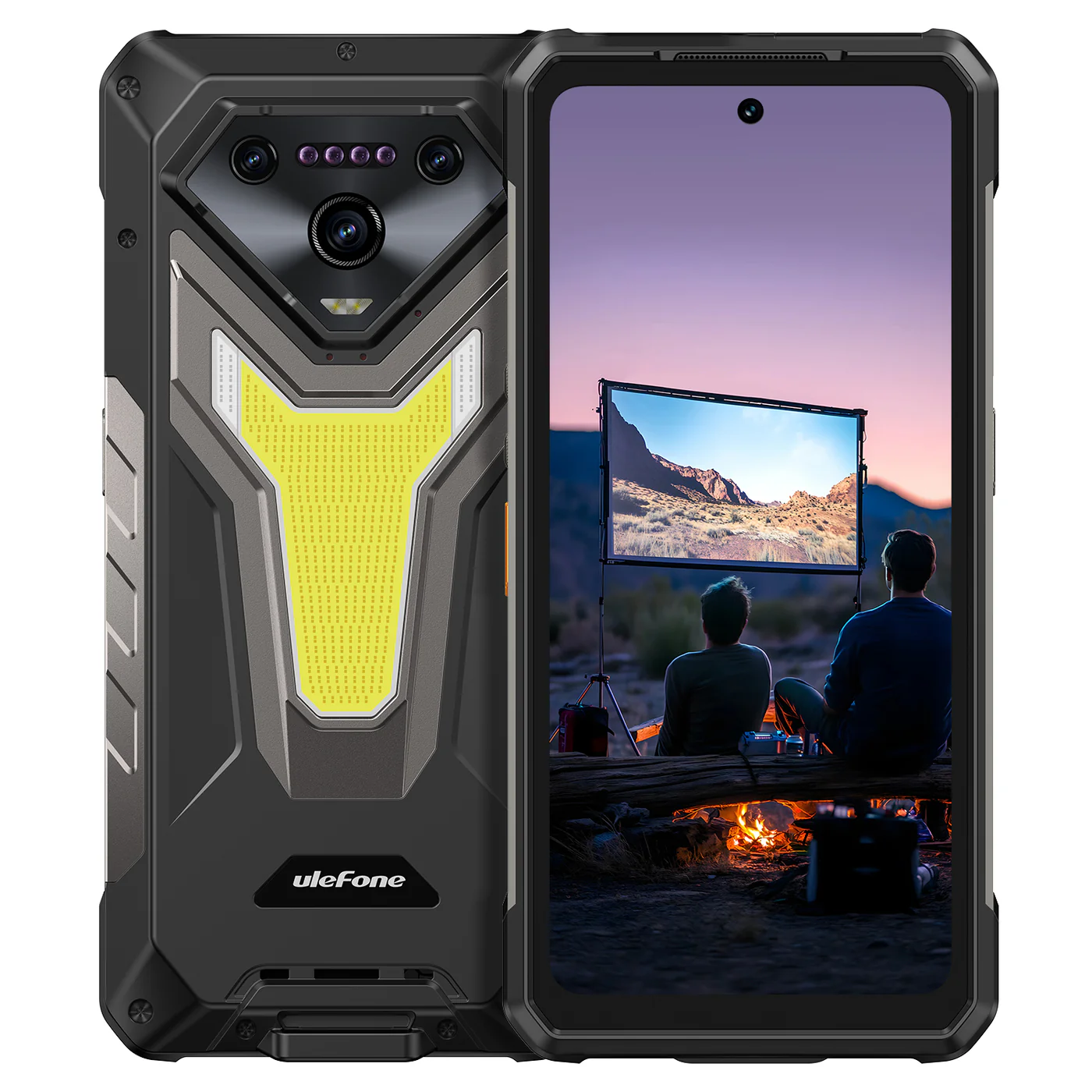 Ulefone Armor 34 Pro 5G AI Rugged Phone 25500mAh Up to 32GB+512GB Built-in Projector 120Hz 6.95" NFC Smartphone