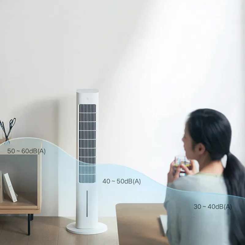 XIAOMI MIJIA Smart Evaporative Cooling Fan Cooler High Wind Speed Quick Cood Low Noise Antibacterial Portable Air Conditioner