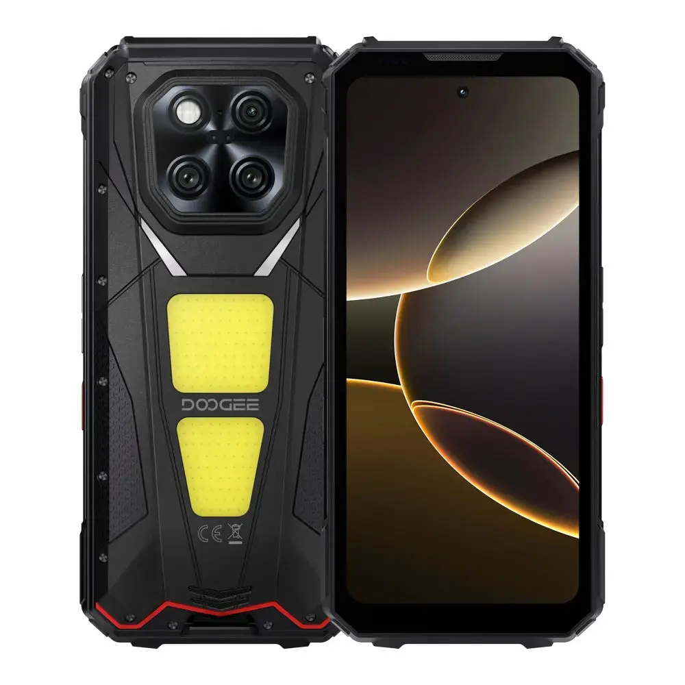 DOOGEE V Max Play 5G Rugged Android 15 Phone with 480P HD Portable Autofocus Projector - Standard Edition