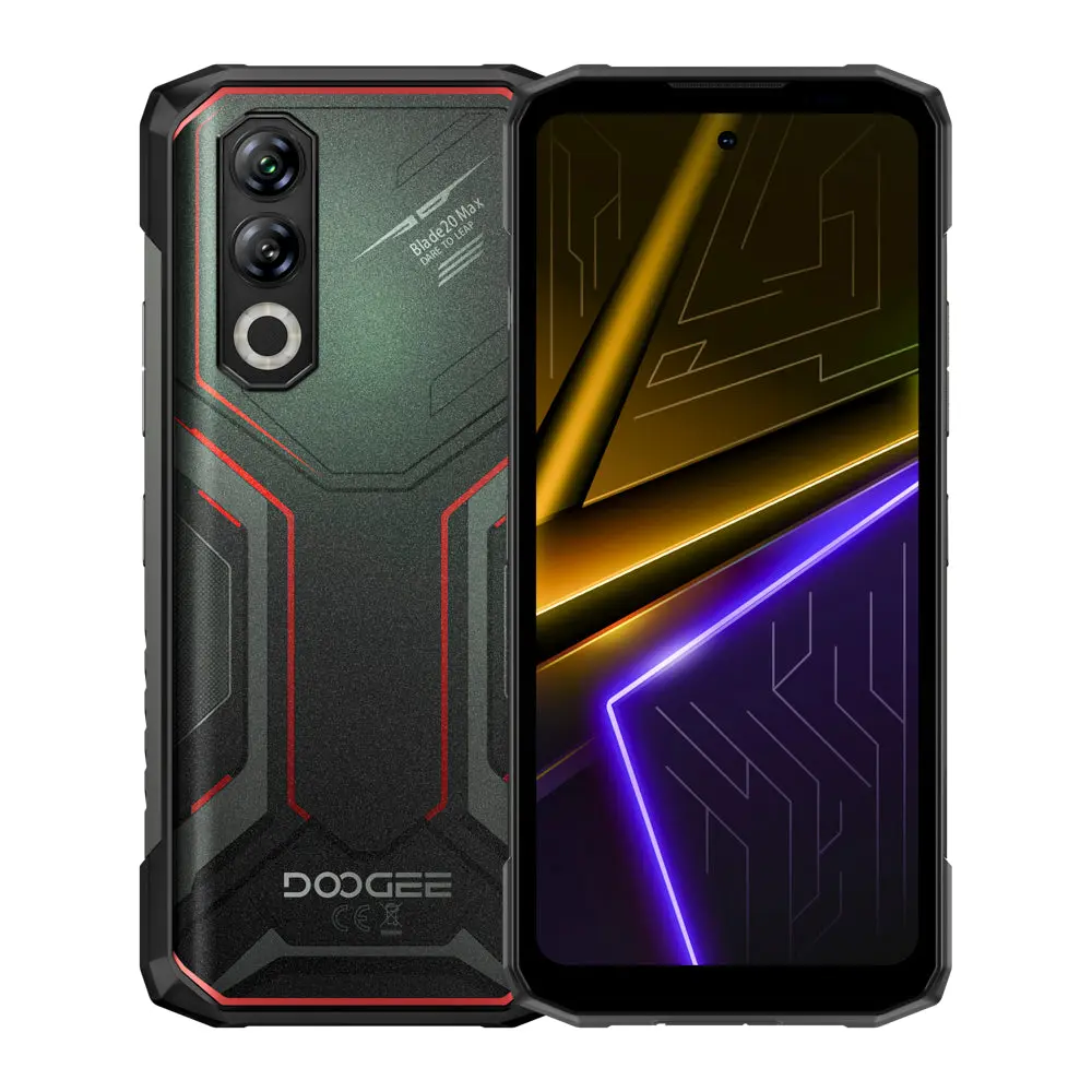 DOOGEE Blade20 Max 11800mAh 36+ 1TB 64MP AI Main Camera Android 15 Rugged Phone