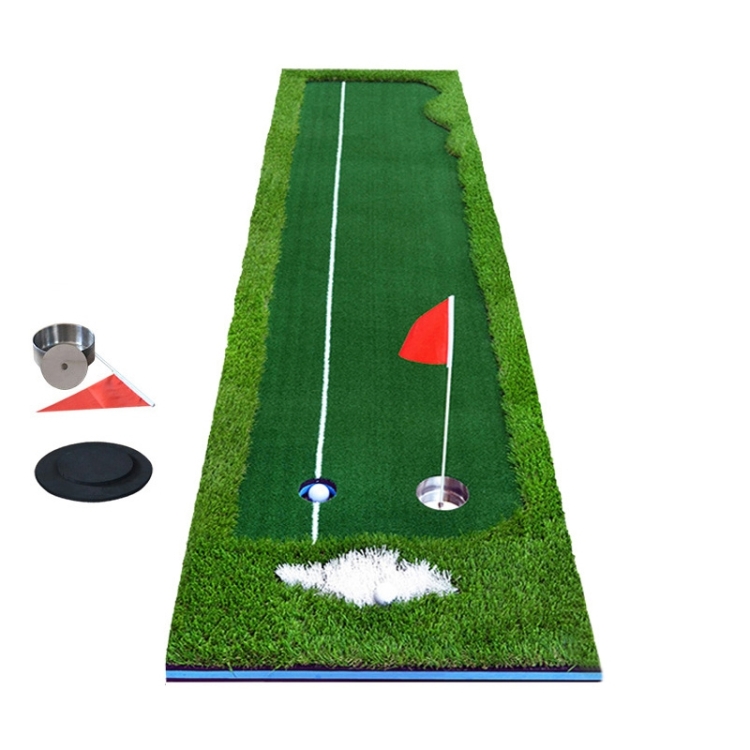PGM Golf Four Colors Putting Mat Push Rod Trainer, Size: 75x300cm