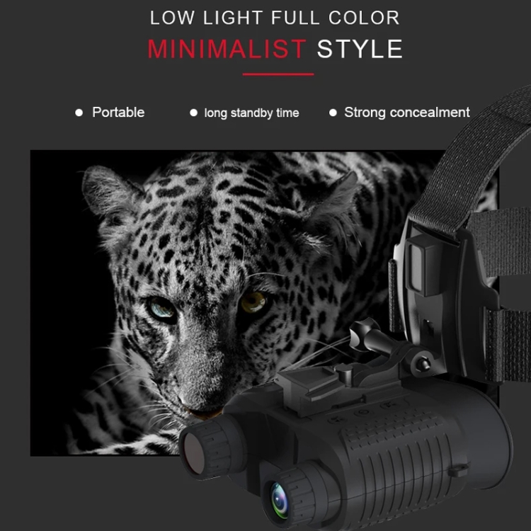 Head-Mounted Night Vision Device Binocular Digital 2.7 Inch Screen Outdoor Infrared Night Vision Telescope