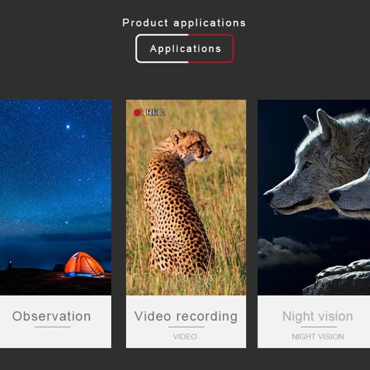 Head-Mounted Night Vision Device Binocular Digital 2.7 Inch Screen Outdoor Infrared Night Vision Telescope