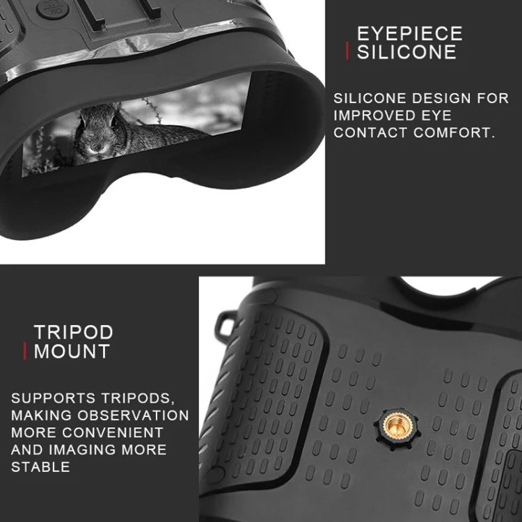 Head-Mounted Night Vision Device Binocular Digital 2.7 Inch Screen Outdoor Infrared Night Vision Telescope