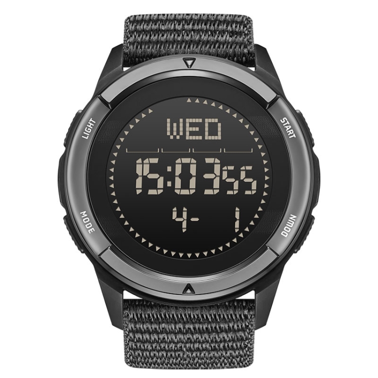 NORTH EDGE ALPS Outdoor Waterproof Men Carbon Fiber Digital Nylon Strap Smart Sports Watch