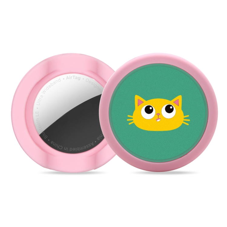 Cat Collar Shockproof Protective Case For AirTag - Red