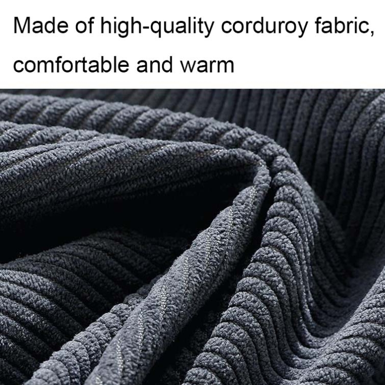 Autumn and Winter Casual Jacket Vintage Corduroy Lapel Coat - Green